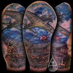 Tattoos - PERAL HARBOR SCENE - 110160